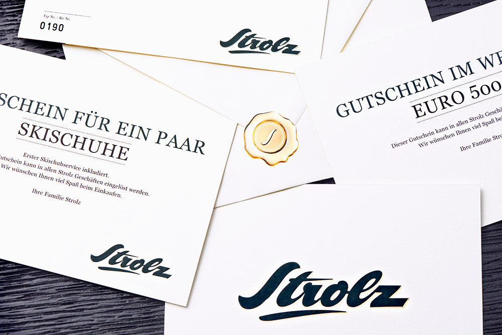 Strolz Geschenkegutschein (per Post)